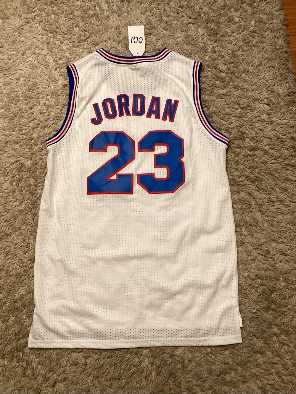 Michael Jordan Toon Squad Looney Tunes Space Jam Men's Basketball Jersey Large